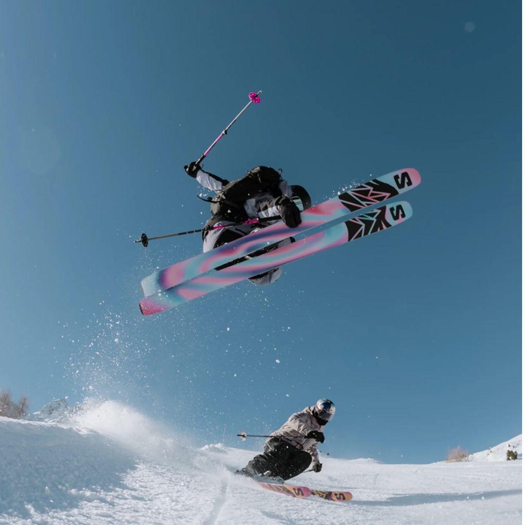 Salomon QST 106 Almond Milk Freeride Skis 2026